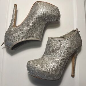 Steve Madden Rhinestone Ankle Bootie